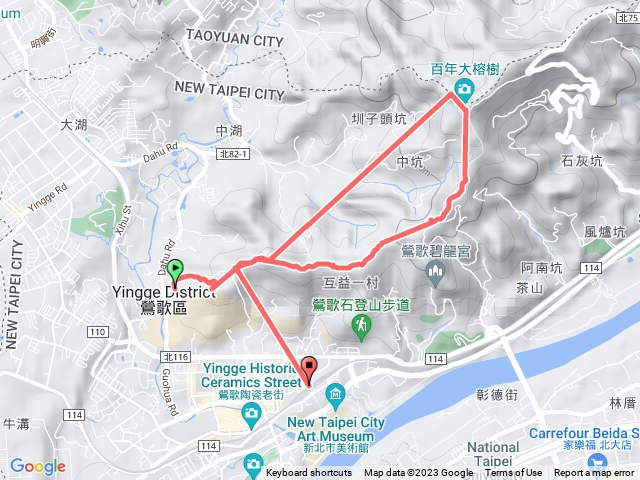 鶯歌光明山稜線