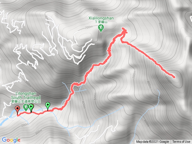 里龍山南登山口