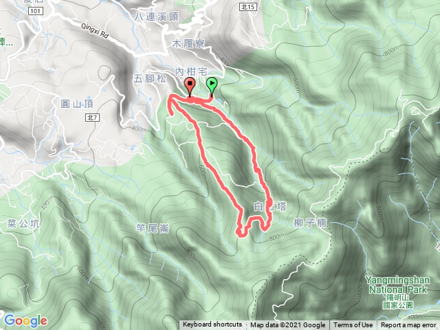 五腳松古道.金孔坪.紅葉谷古道.內柑宅古道20210824