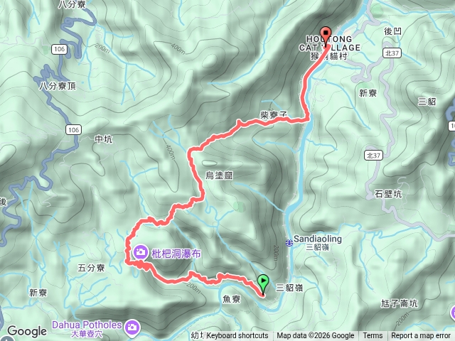三貂嶺瀑布步道預覽圖