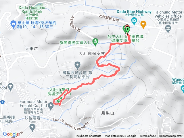 大肚萬里長城