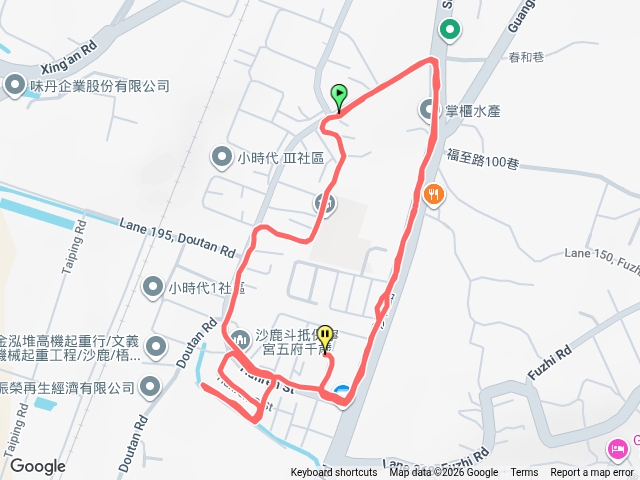 沙鹿斗潭路健行