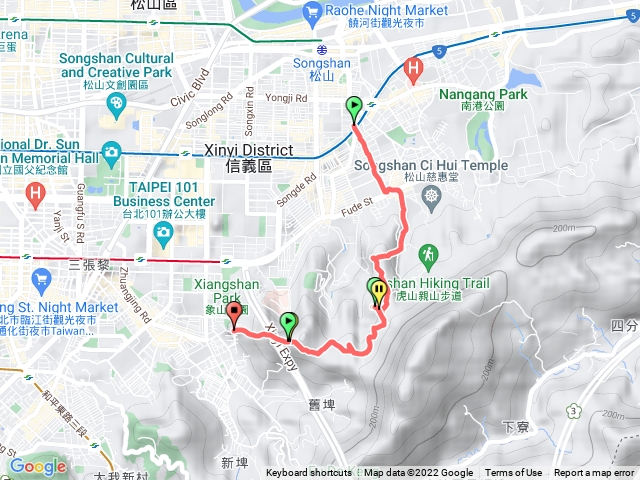 四獸山柱峰連走