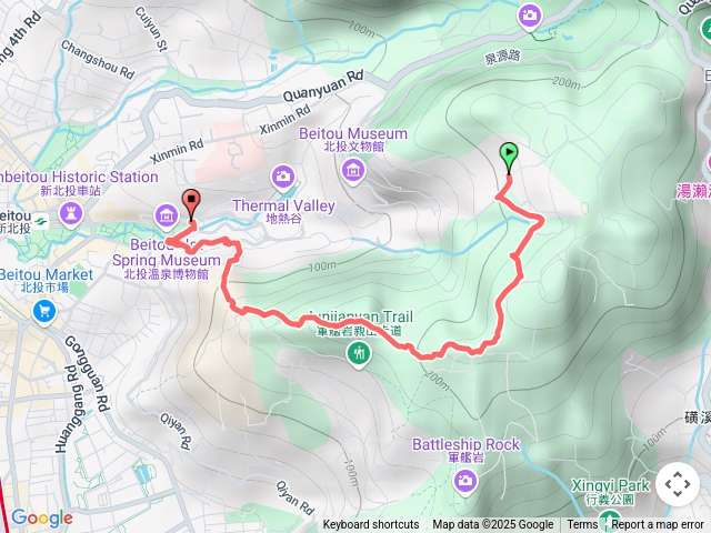第一公墓至北投公園