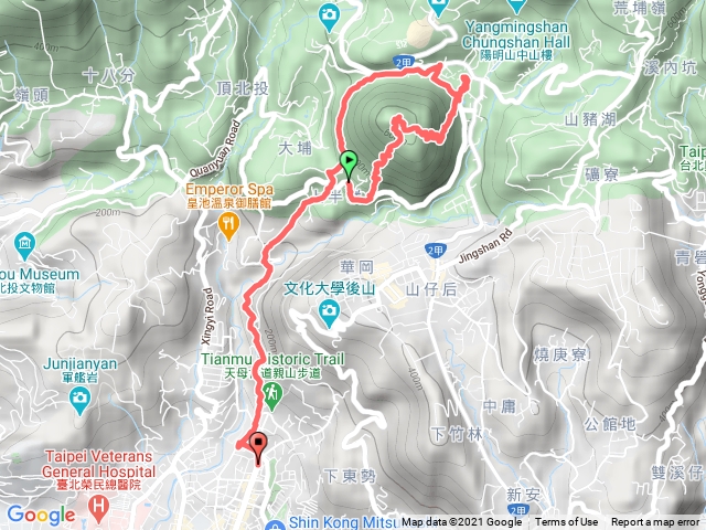 紗帽山半嶺古道健行