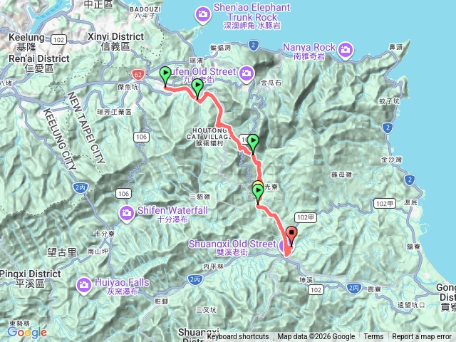 入蘭瑞芳到雙溪