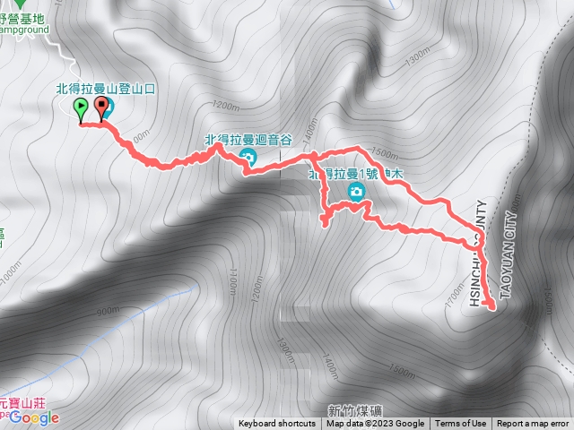 北得拉曼山+內鳥嘴山