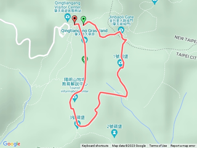 走遍陽明山尋寶任務擎天崗環形步道