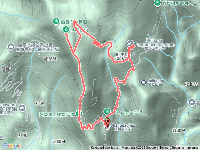 樟腦寮車站阿拔泉奉天巖獨立山