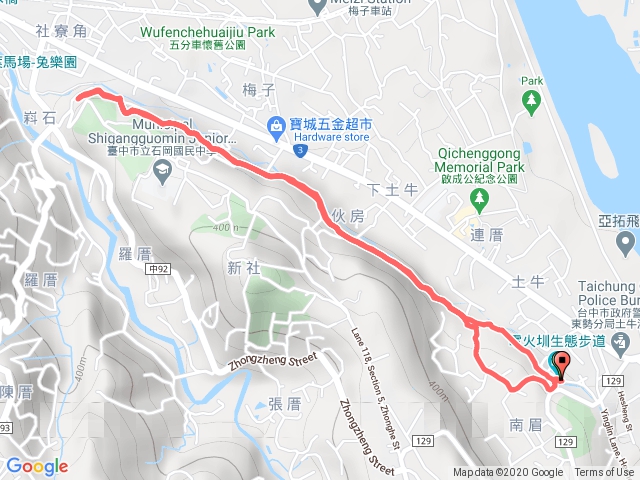 台中石岡電火圳生態步道20201115