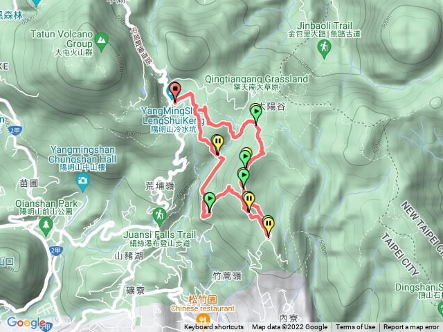 竹篙山群峰O型