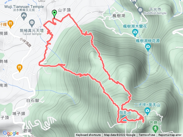 山仔頂古道-向天山-向天池-向天池山