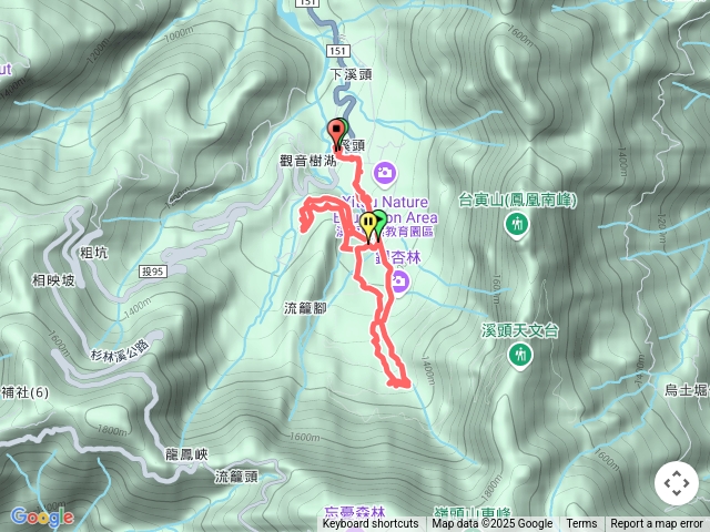 南投 鹿谷 溪山行館-溪頭第二停車場-大學池-神木步道-沿溪步道-妖怪村-溪山行館預覽圖