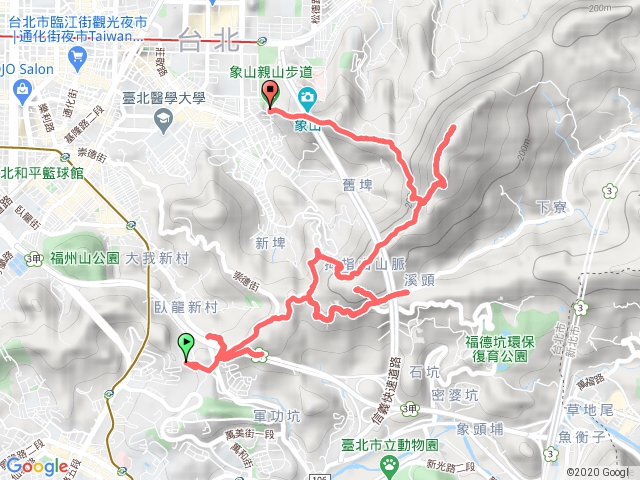 2019 台北大縱走：麟光站、拇指山、九五峯到象山