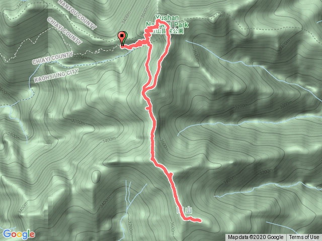 2020-12-17_排雲住二晚-D2-預計-玉山南峰-東小南山-南稜線上主峰