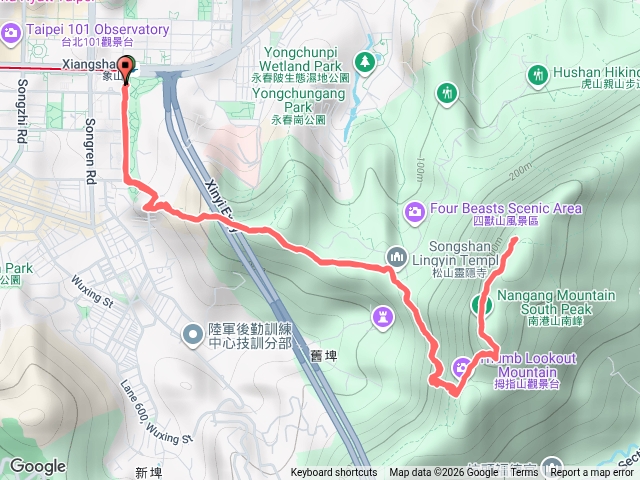 象山九五峰來回預覽圖