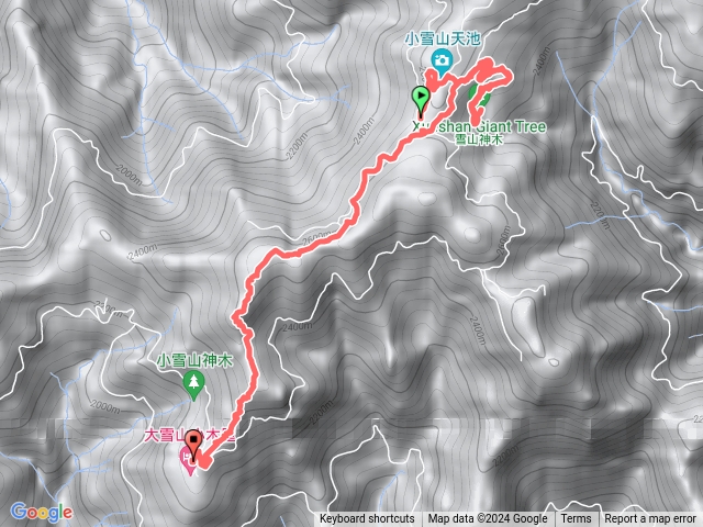 台中和平^_^：小雪山資訊站（天池+神木）→大雪山遊客中心【交通：汽車+252公車來回】預覽圖