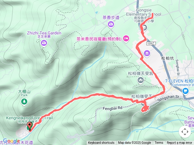 坑內坑散步順走口寮山