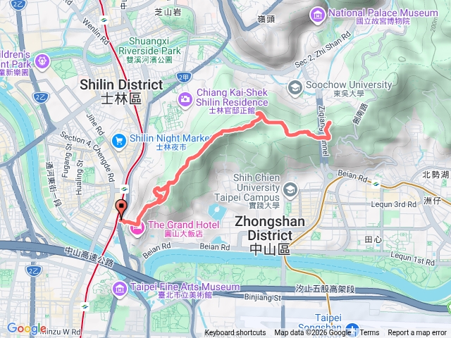 劍潭山文尖山散步預覽圖