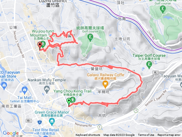 羊稠坑-營盤坑-五酒桶山步道