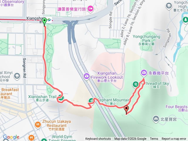 台北－臺灣百大必訪步道象山親山步道202604021025