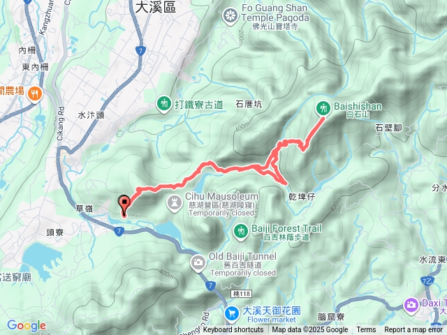 2025/8/31慈湖～草嶺山～白石山