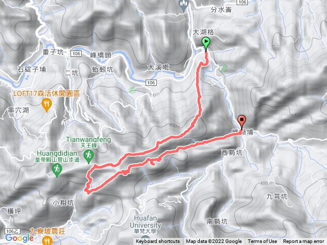 新北市石碇 藤寮坑山 永定坑山 石霸尖 皇帝殿東峰 朝天洞 蝙蝠洞 峰頭越嶺古道連走航跡檔gpx(2022-10-02)