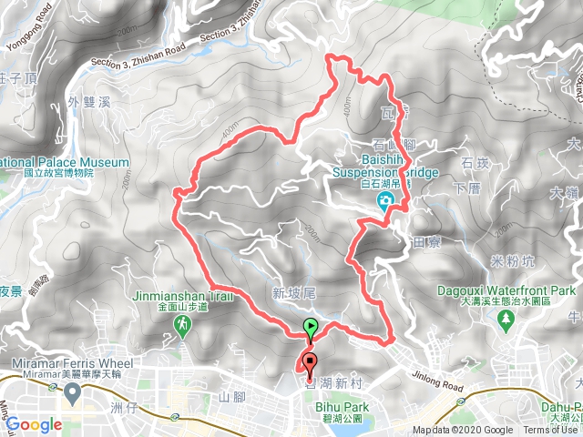 金面山到大崙頭山O型縱走