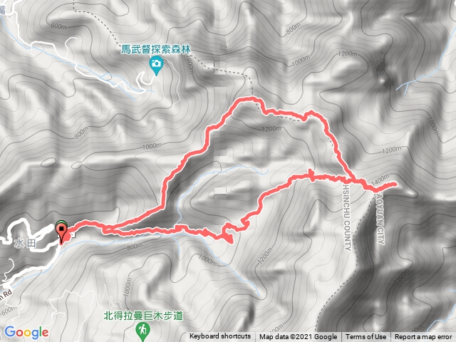 水田林道上外鳥嘴山＋那結山