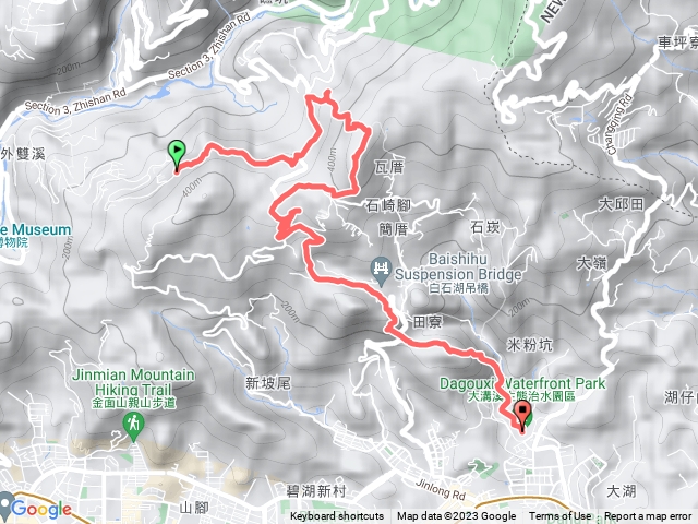 翠山步道到內湖大溝溪步道