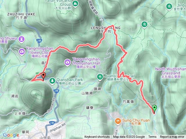 20250928 內寮 竹篙山山腰路 冷水坑 苗冷古道 苗圃 陽明山公車總站