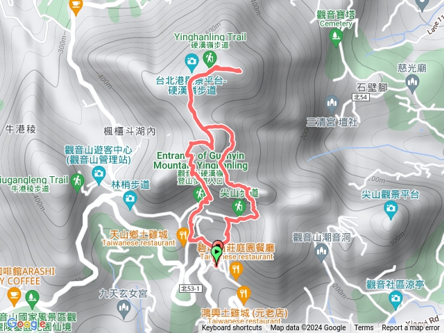 觀音山硬漢嶺尖山