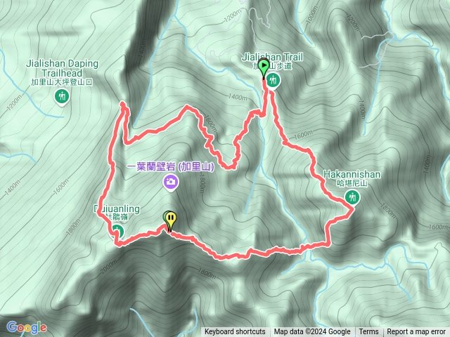 20241107哈加杜縱走-哈堪尼山 加里山 杜鵑嶺預覽圖