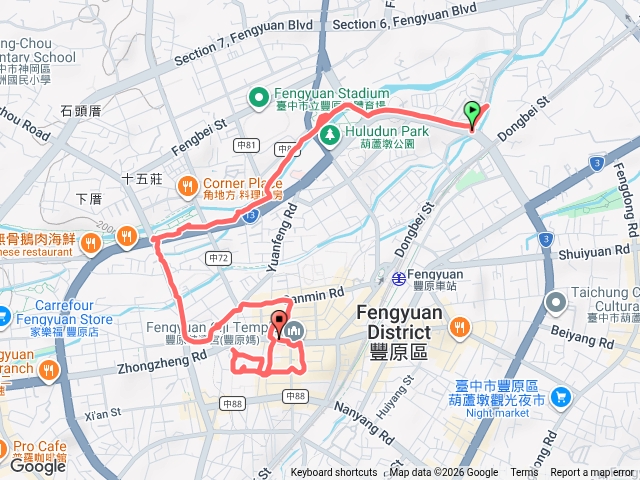 豐原市區導覽