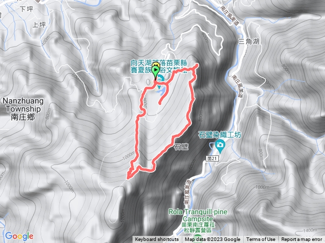 向天湖-三角湖山