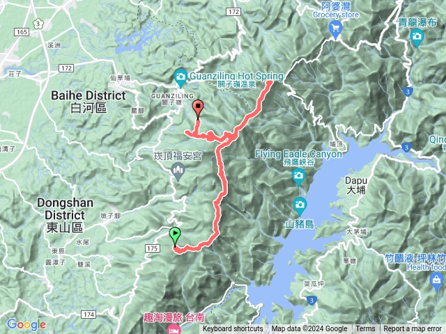 關子嶺大縱走(崁頭山走凍仔頂山經九凍雞加黃牛山)2024/01/07