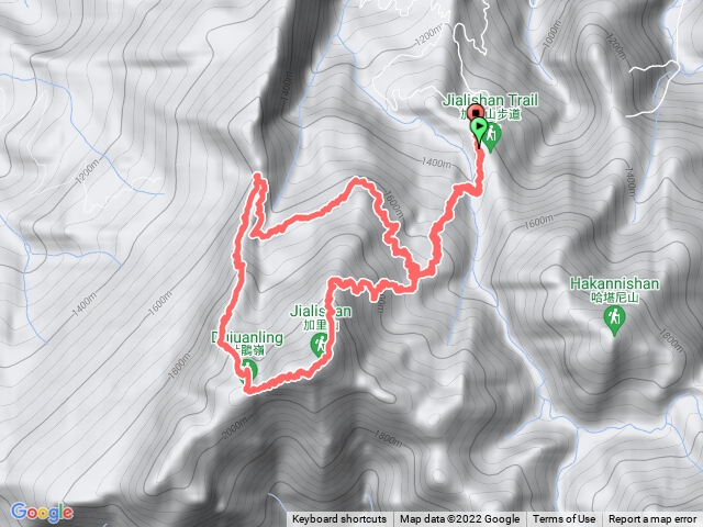 加里山2日避難山屋