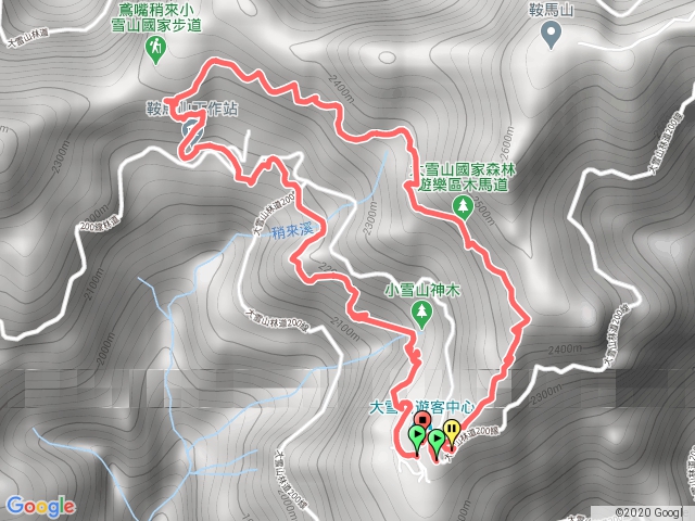大雪山森林步道木馬道環形