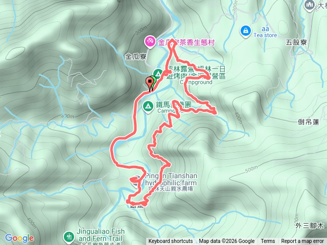 金瓜寮古水圳道龜窟崙..