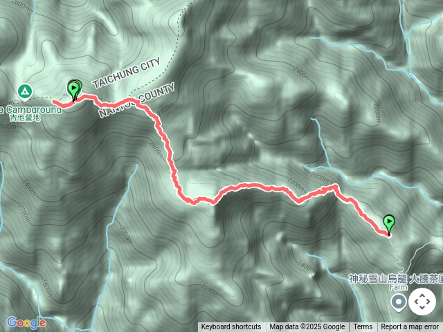 白姑大山（只到6km)預覽圖