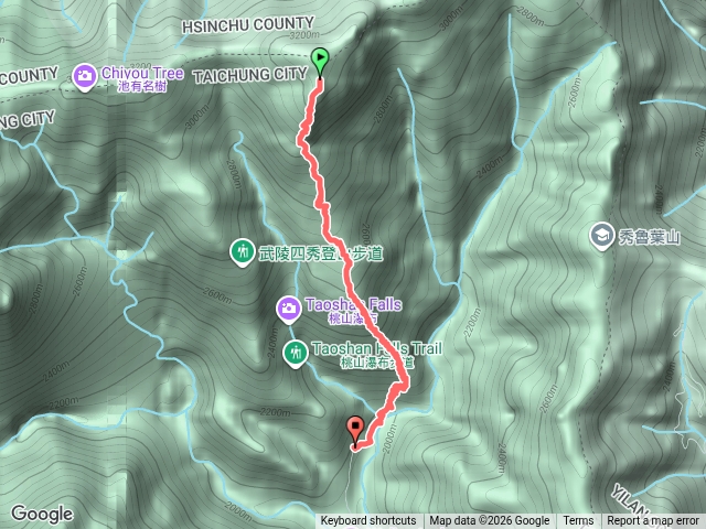 桃山山屋下武陵農場