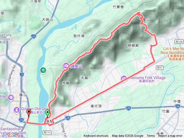 高雄旗靈縱走預覽圖