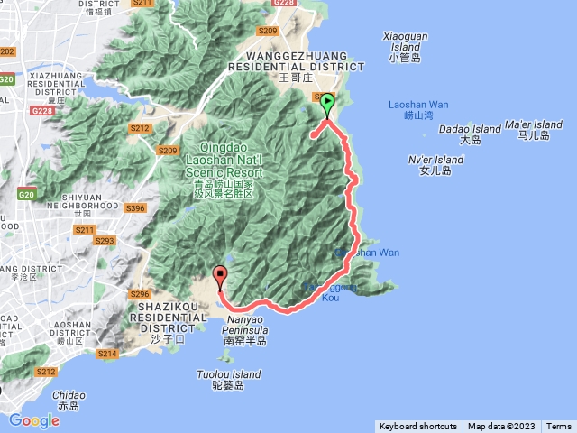 山東省青島市嶗山~仰口線