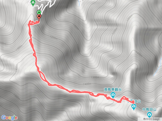 高台山第二登山口