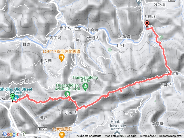 皇帝殿西峰+朝天洞+蝙蝠洞+石壁尾尖+峰頭越嶺古道