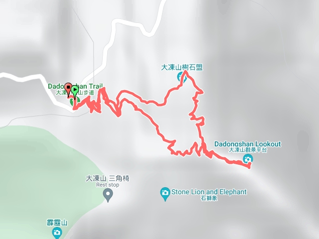 奮起湖大凍山O型路線