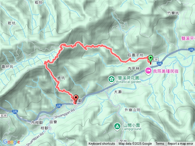 20251223雙溪-番子坑站-后番子坑古道-后番子坑山-平林東步道-紙坑古道-億山煤礦-紙坑山-平水站