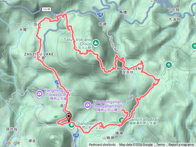 陽明山尋印者三路探走順登七星山預覽圖