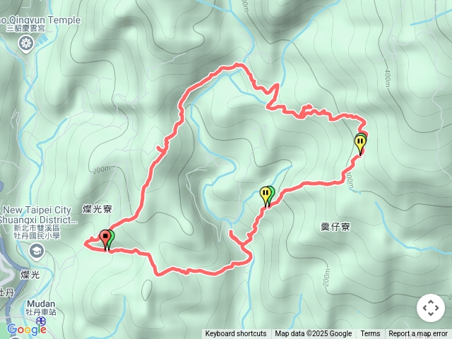 松子嶺古道焿子寮古道焿子山西南峰焿子山石笋古道石笋古道公媽石笋尖石笋尖十古道環狀一圈