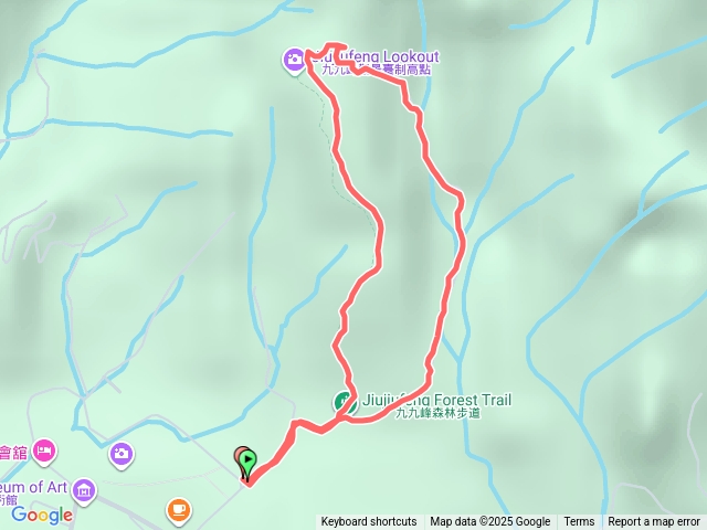 南投草屯九九峰森林登山步道20250906